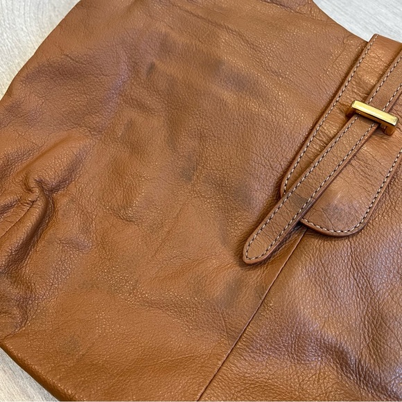 Barr + Barr New York Tan Leather Shoulder Bag - Picture 10 of 16